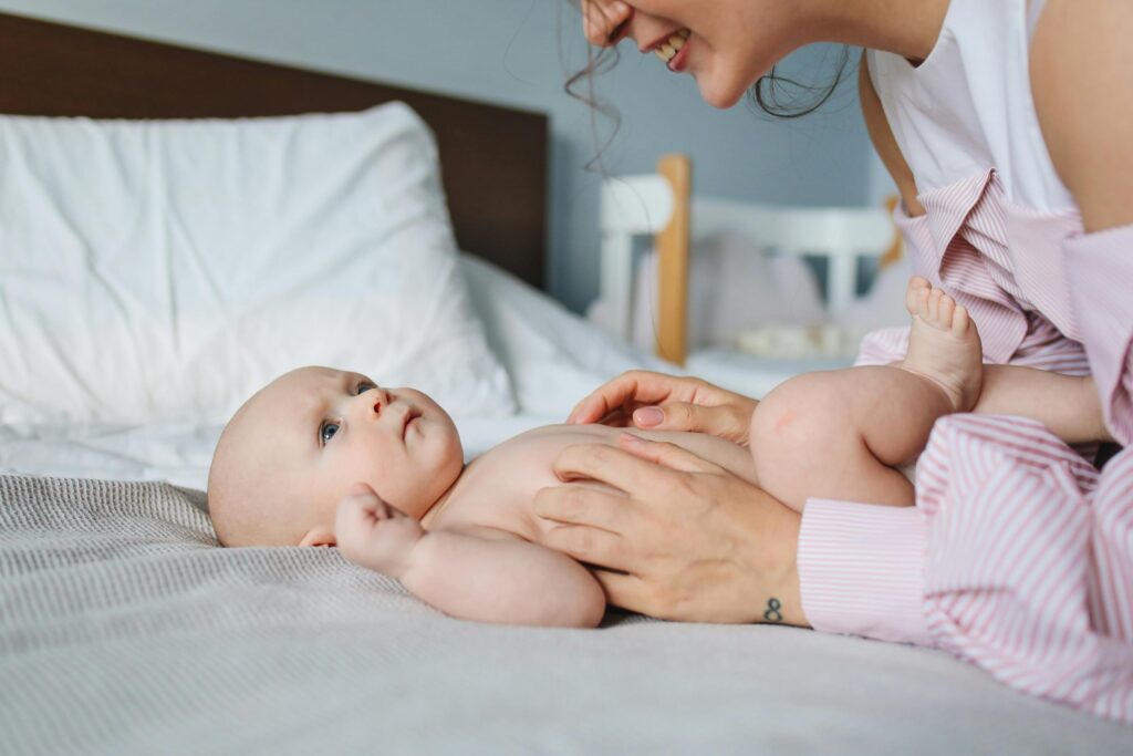 I lived in a soft, button-down nightgown after birth. It was part of my postpartum hospital outfit and made nursing easy while being gentle on my healing body.