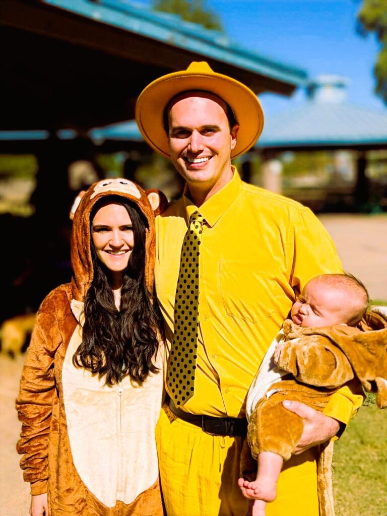 For a DIY touch, cut small felt ears and glue them to the hat. This costume is soft, cuddly, and perfect for cooler temperatures.