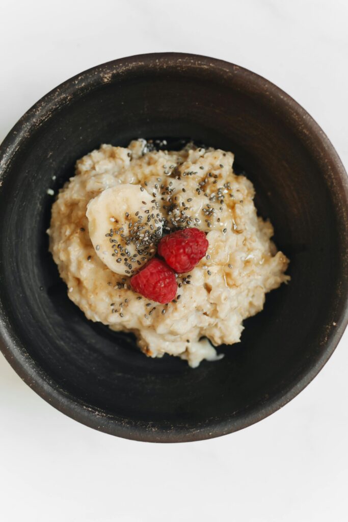 Oatmeal doesn’t have to be just a breakfast food. By boosting it with protein and healthy fats, it becomes a powerful high protein gestational diabetes snack or postpartum snack healthy enough to keep you full between meals.