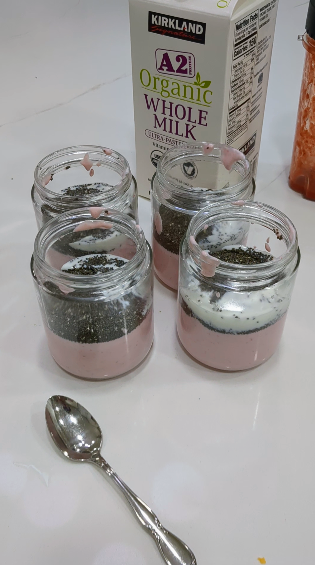 31 grams of protein per jar, it actually keeps me full until dinner