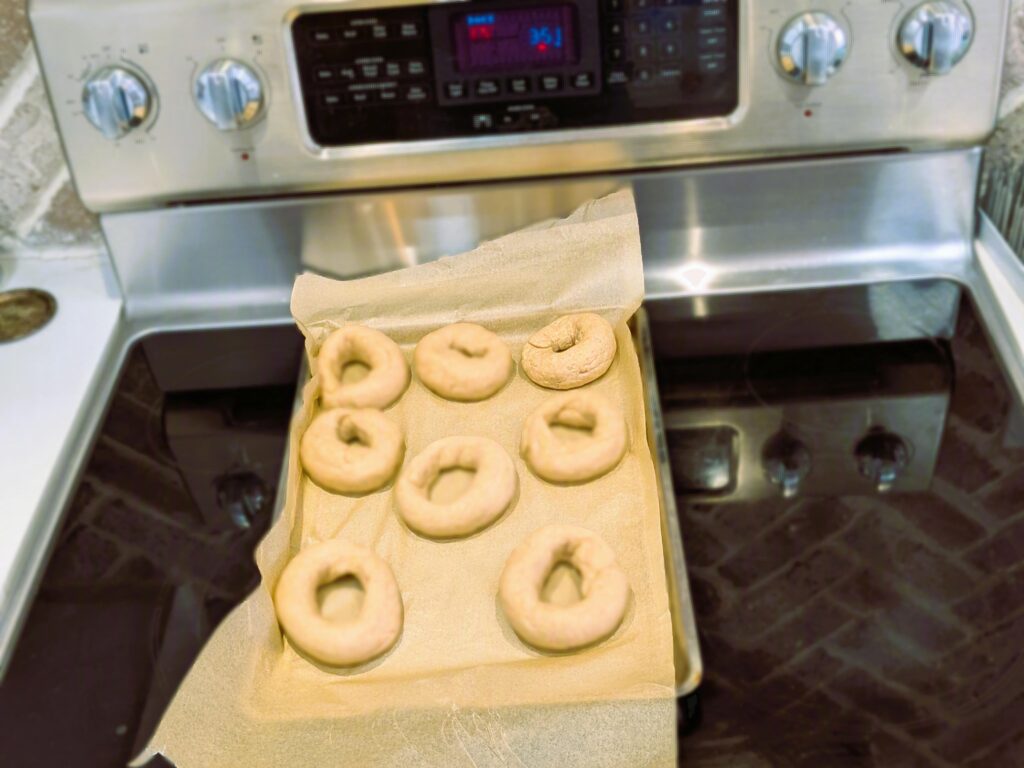 just wholesome ingredients that come together into a soft, chewy bagel with about 12 grams of protein each.