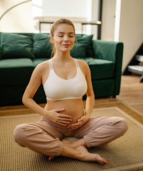You don't have to bring everything you see on Pinterest when preparing for labor. You don't have to look "put together" during your postpartum recovery.